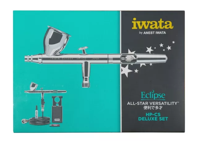 Anest Iwata Medea Airbrush HP-CS Eclipse 0.3mm 7.4ml 7ml Mit Luftschlauch