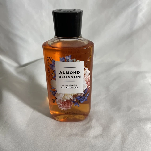Gel de ducha Bath & Body Works ALMOND FLORSOM lavado corporal 10 oz.
