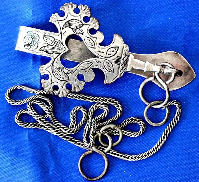 Clavet Ancien (crochet) Pour Châtelaine Ou Chaîne De Montre à Gousset - Occasion