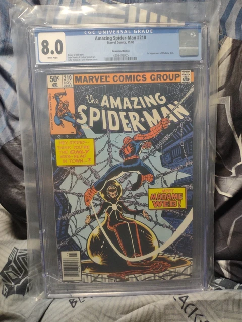 Amazing Spider Man # 210. Madame Web. CGC 8.0 Certified.