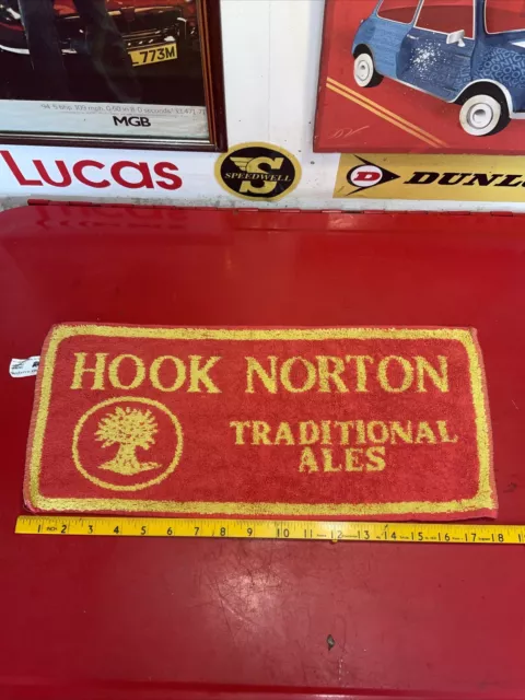 Vintage Hak Norton Brauerei Traditionelle Ales, Biertuch, Pub-Erinnerungsstücke, Bar