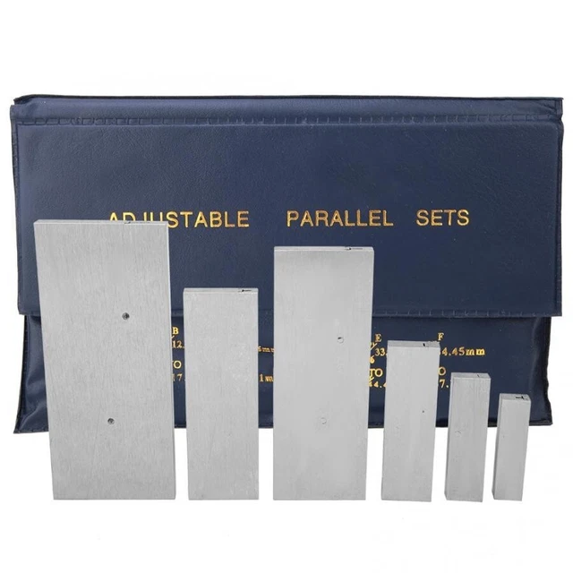 Efficient Size Adjustment 6Pcs Precision Parallel Block Set 38 To 214 Inch