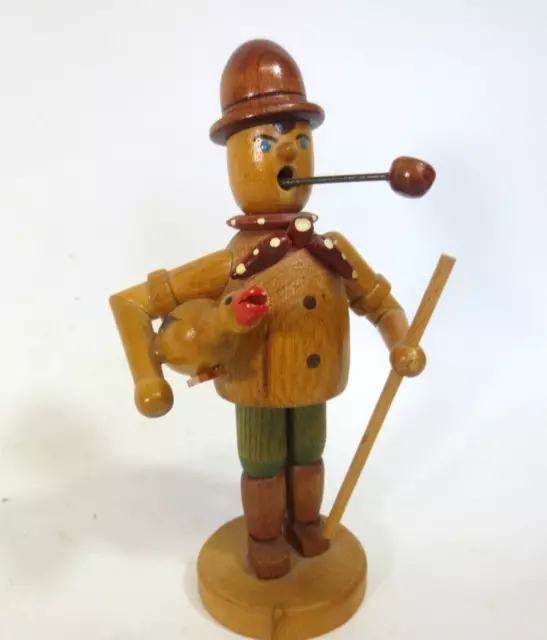 Räuchermann "Hans im Glück" Seiffen Erzgebirge DDR Volkskunst Märchen S. Kempf