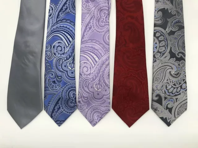 Lot de 5 cravates 100 % soie collection Donald Trump Signature
