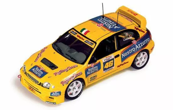 1/43 IXO RAM134 Toyota Corolla WRC 2003 Monza #46 Rossi y Cassina como nuevo y en caja