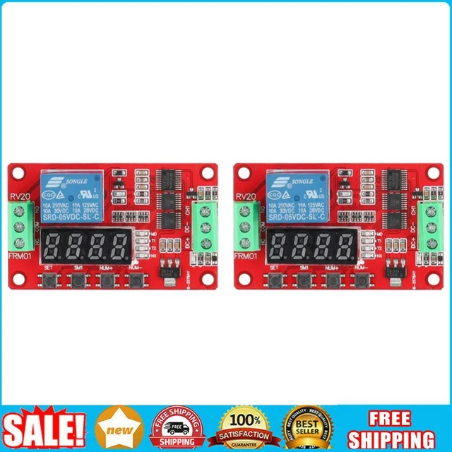 DC 5V 12V 24V 1 canale modulo relè FRM01 relè multifunzione rardo Loop interruttore Timer scheda di temporizzazione autobloccante  13