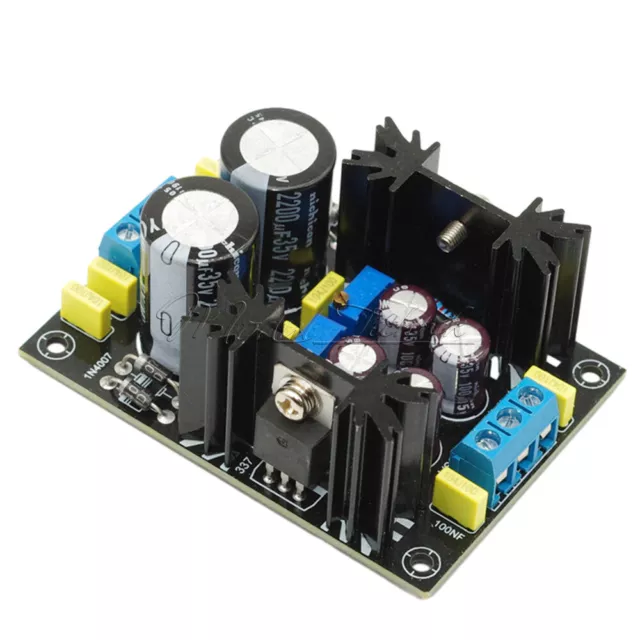 LM317/LM337 Adjustable Regulated Power Supply Board AC-DC 0-28V Kit Components