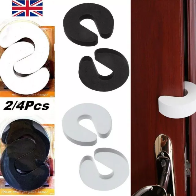 4x Foam Door Guard Finger Protector Jammer Stopper Kids Baby Child Safety Guards