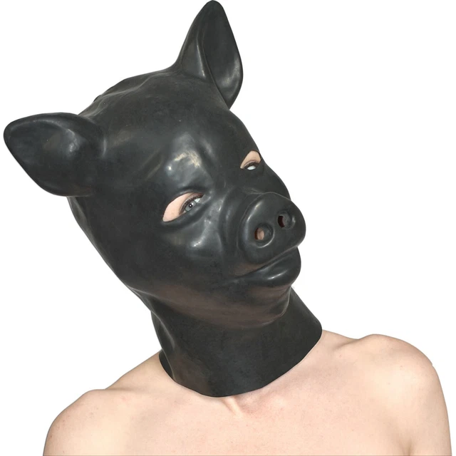 Latex Schweine-Maske Für Karneval & Party – Rosa Tier-Maske, Witzig & Gruselig Zugleich