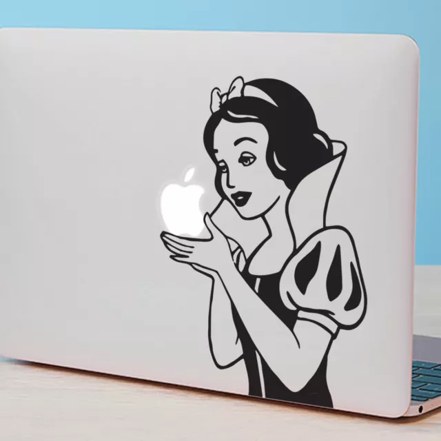 SNOW WHITE / DISNEY Apple MacBook Decal Sticker fits all MacBook models