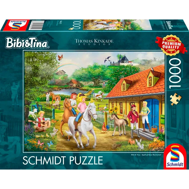 Libro Dell'Amicizia Bibi & Tina Schmidt Spiele 51421 – Scatola Di Metallo Con Adesivi E Nastri, Per Bambine Dai 7 Anni