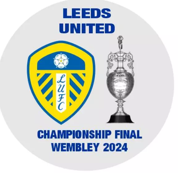 LEEDS UNITED RARE White 2025 Championship Final Playoff Badge £8.99