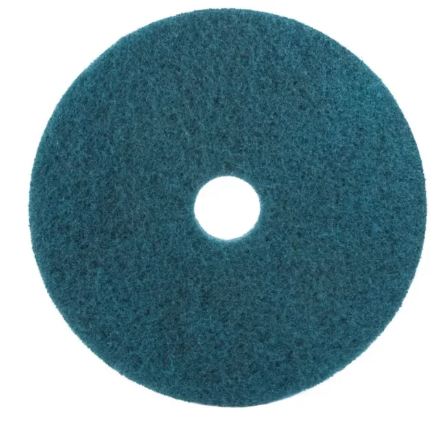 3M 5300 Commercial Floor Care 14-Inch Blue Cleaner Pads 5-Pack #C211