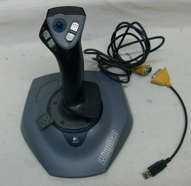 LOGITECH WINGMAN EXTREME Joystick Controller for Flight Sim, PC Video