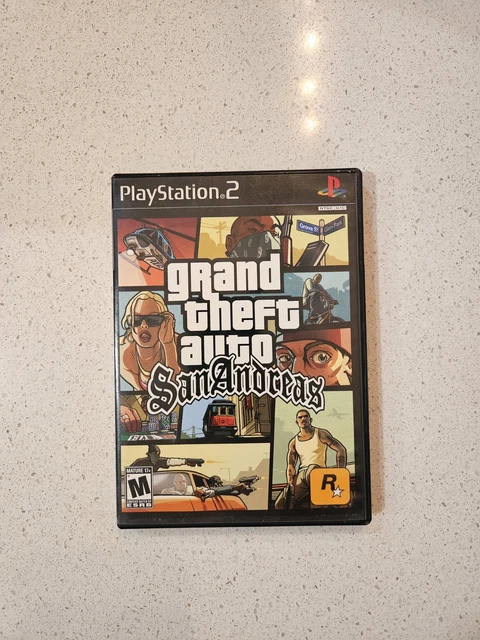 GTA : San Andreas - Platinum Jeu Playstation 2 PS2 Avec Notice Et Carte Tbe Af79 5026555304276