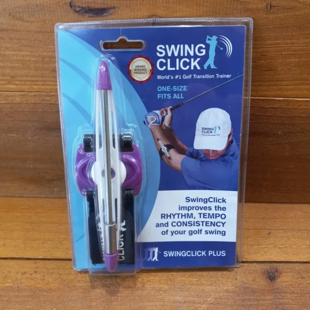 Swing Click Plus Purple Golf Swing Transition Trainer One Size Fits All Click