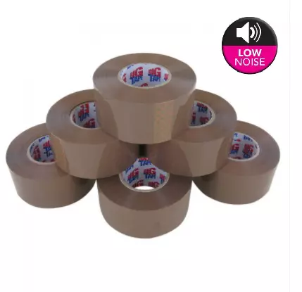 Big Tape Brown 150M Low Noise Packaging Parcel Packing Tape Strong Extra Long