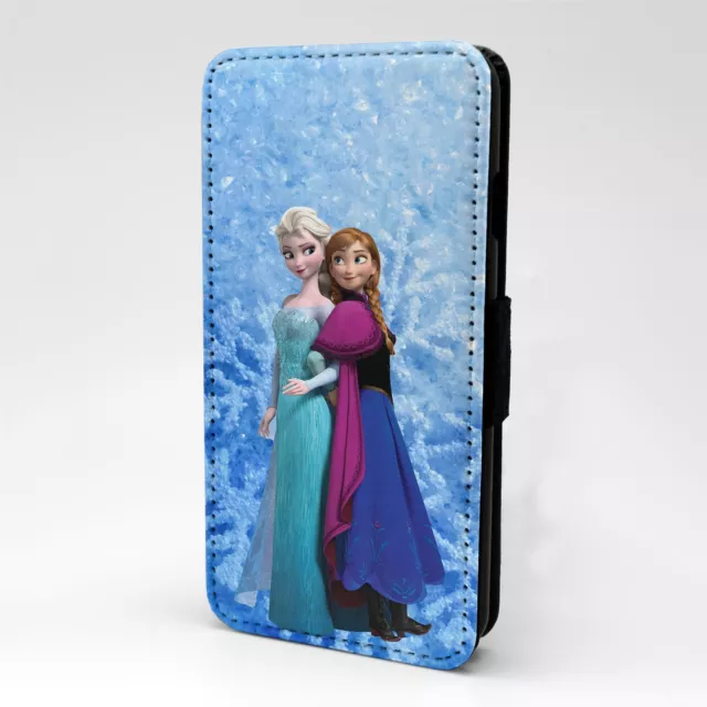 Phone Flip Case Cover Frozen Anna Elsa Print - G1398 AU