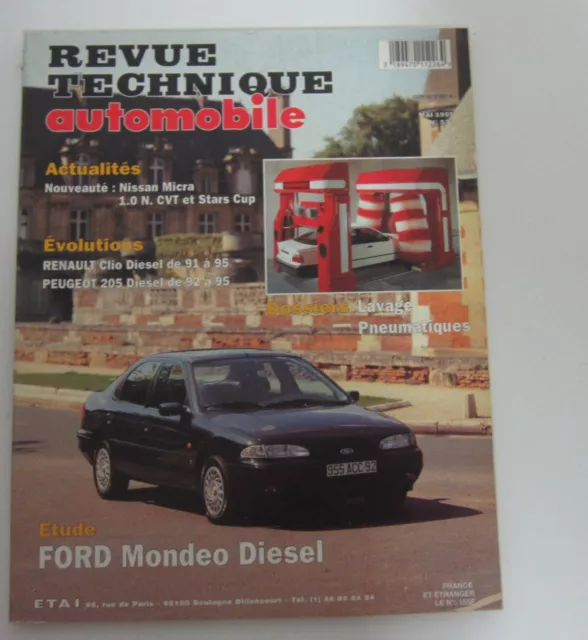 Revue technique automobile RTA 573 Ford mondeo diesel