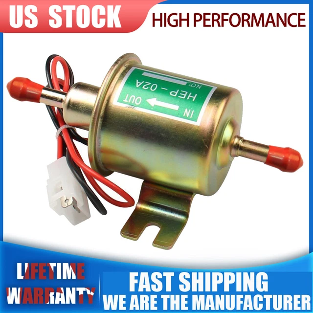 UNIVERSAL 12V ELECTRIC Inline Fuel Pumps For Lawn Mowers Small Engine