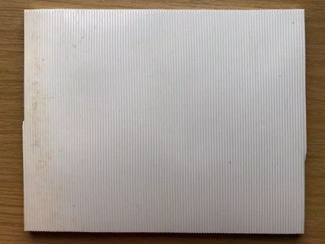 Schuhsohlen-Platte Gummi-Sohlen-Platte ca. 22 x 28 cm  hell-beige/fast weiß