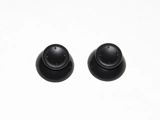 2 Xbox 360 Thumbsticks Black Joysticks Analog Sticks Replacement
