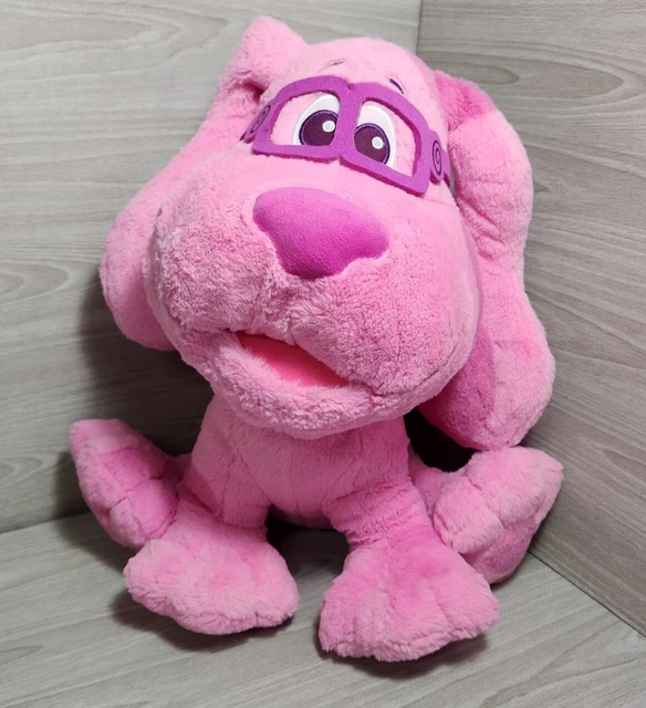 BLUE'S CLUES & You Plush Puppy Big 16” Soft Magenta Large W/ Glasses
