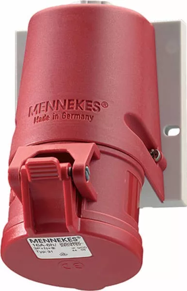 MENNEKES  32 CEE-Wandsteckdose 5polig 400V 32A TwinCONTACT