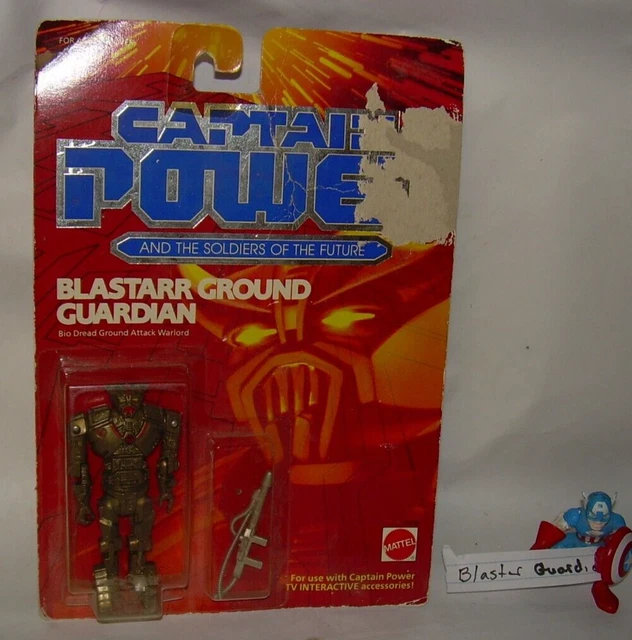 MATTEL CAPTAIN POWER & the Soldiers of the Future Blaster Ground Guardian 1987 EUR 12,99
