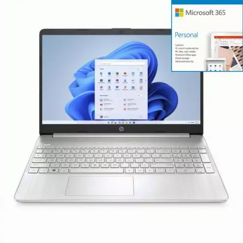 HP 15.6  FHD Notebook AMD Ryzen 5 5500U 16GB RAM 512GB SSD A + Microsoft 365 Bun