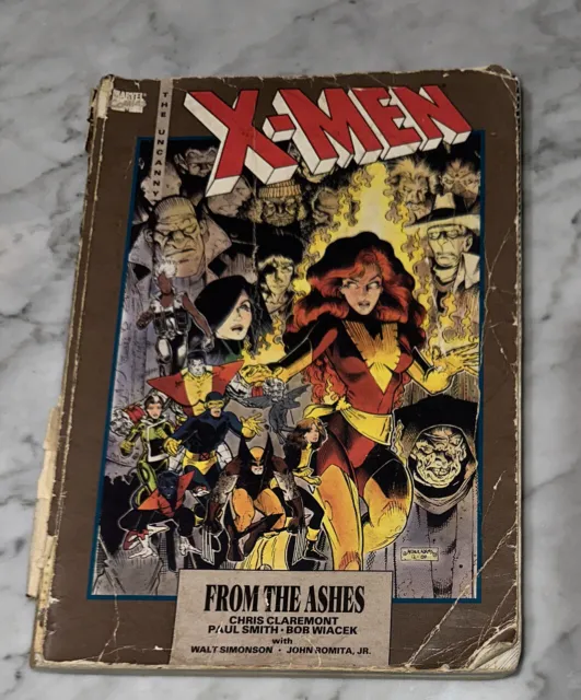 The Uncanny X-Men: From the Ashes TPB (1990, Marvel) First Printing, Phoenix
