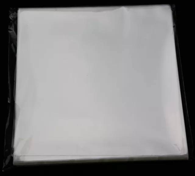 200 St. hochtransparente LP Cover Außen Schutzhüllen 325x325 mm 100 mµ 3