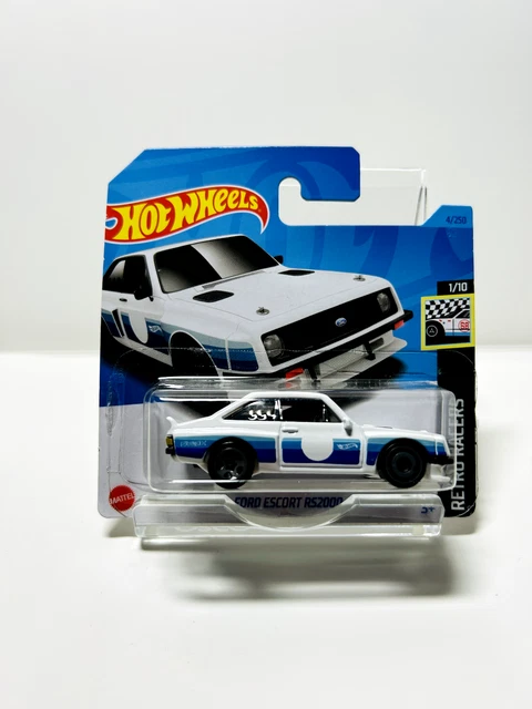 Hot Wheels 2023 Ford Escort RS2000 weiß Retro Racers NEU & OVP