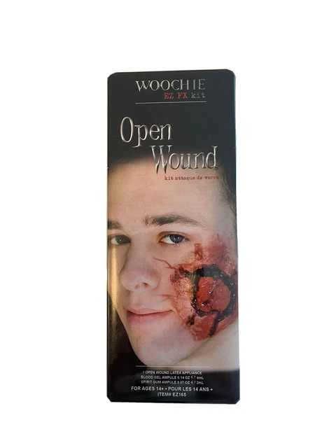 Woochie Open Wound ☆  NIP ☆  Latex Appliance  Injury ☆  Dress up, Halloween