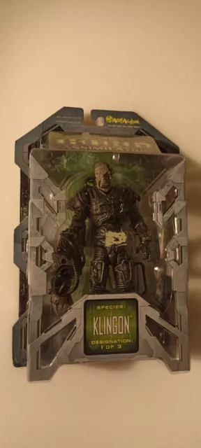 Star Trek Figure Art Asylum Borg Assimilation Species Klingon 1 of 3