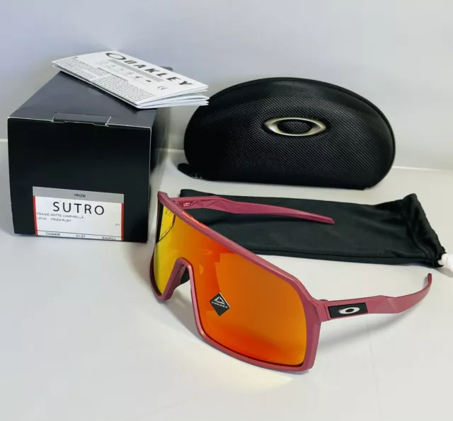 NEW OAKLEY SUTRO Sunglasses Matte Vampirella Pink W Prizm Ruby Shield Lens 135.15 PicClick UK