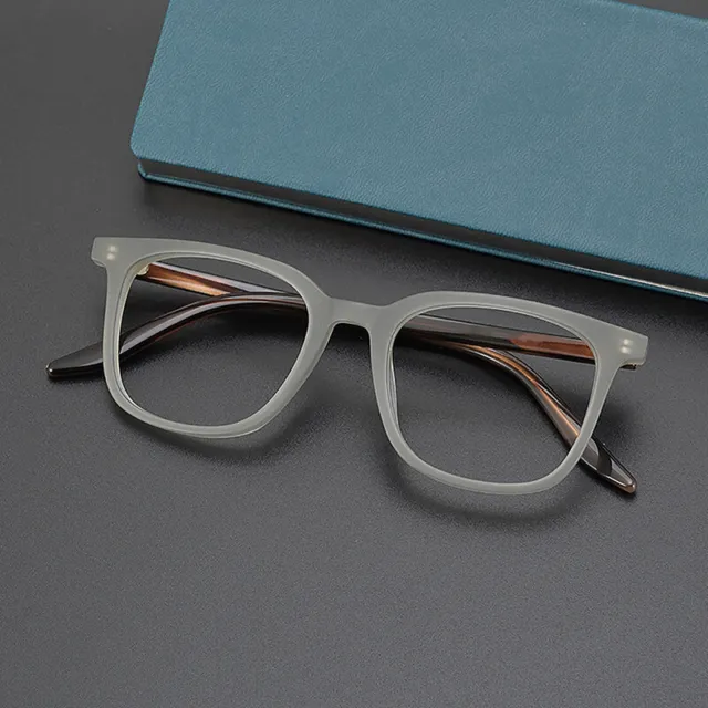 Fashion Retro Square Optical Glasses Simple Trendy Literary Unisex Eyeglasses
