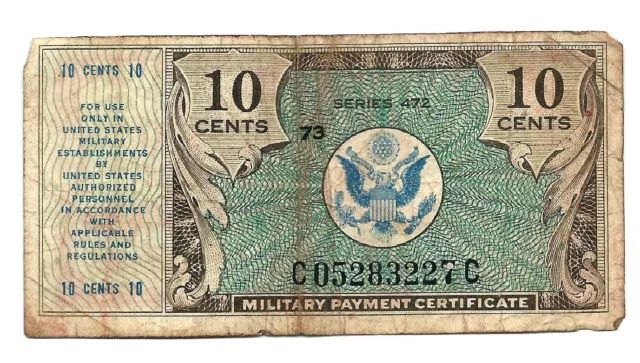 USA Military (M16) 10 Cents 1948
