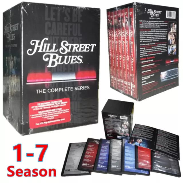 Hill Street Blues - the Complete TV Series Seasons 1-7 DVD 34 Discs Box Set New