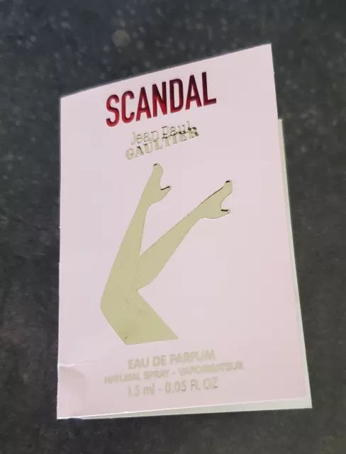 Echantillon tigette - perfume sample  - Scandal  de Jean Paul Gaultier N°2