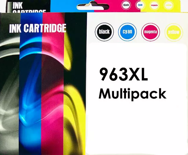 963XL Multipack Ink Cartridge Set For HP Officejet Pro 9012 9014 9019 NonOEM 963