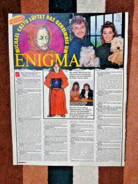 Sandra Lauer Cretu *ENIGMA* Michael Cretu and Sandra Bravo Press.