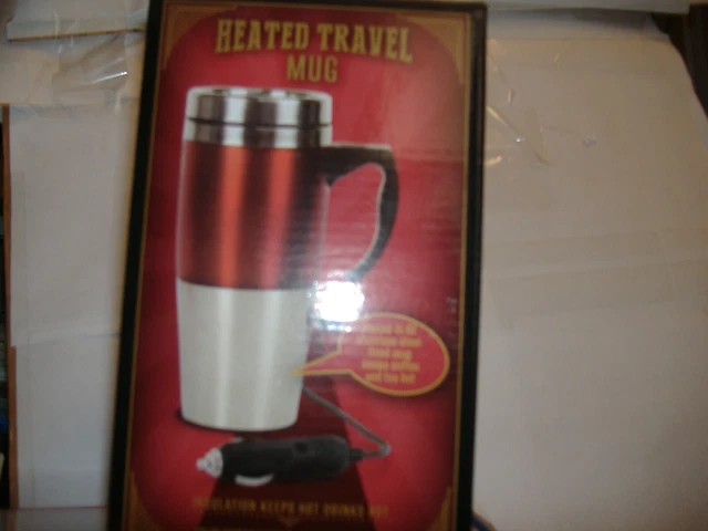 Heated travel mug Stainless Steel Heated Travel Mug 15 oz 12V DC Adapter 3