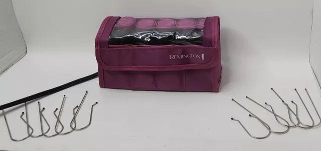 Remington H-1016 Compact Ceramic Travel Hair Setter Hot Rollers ~ Set of 10