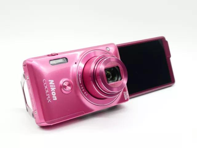 NEAR MINT] NIKON COOLPIX S6900 Glossy Pink 16.0MP Digital Camera
