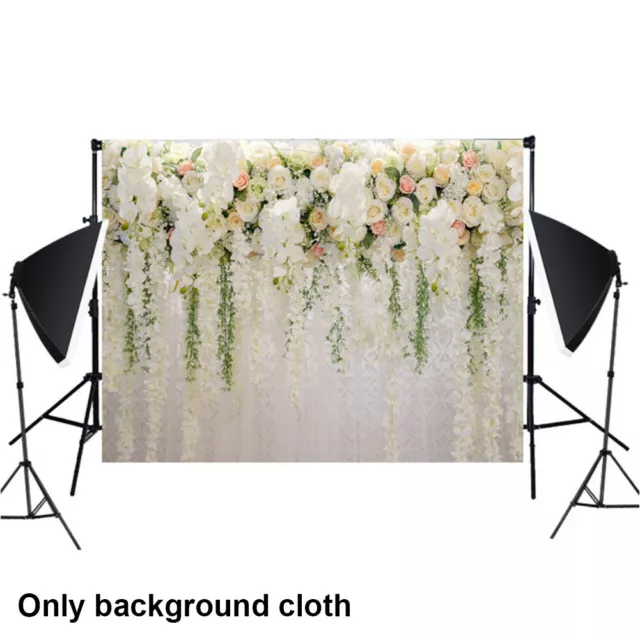 Portable Photography Background Baby Shower Vinyl Party Romantic Rose Backdrop