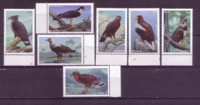 Vögel Malediven Greifvögel  2808-14 **/MNH