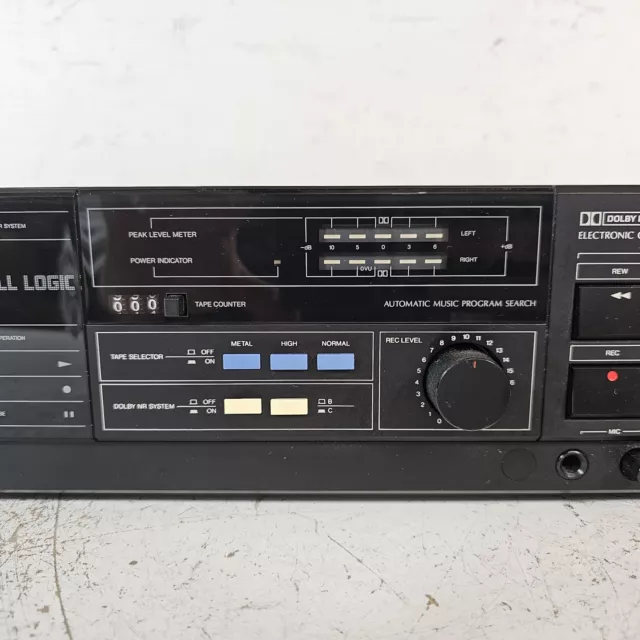 Sansui D-80C HiFi Stereo Einzelband Deck Kassettenspieler in gutem funktionierenden Zustand 3