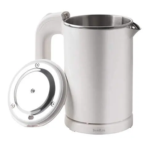 Ironren 0.5L Portable Electric Kettle Mini Travel Kettle Stainless Steel Water