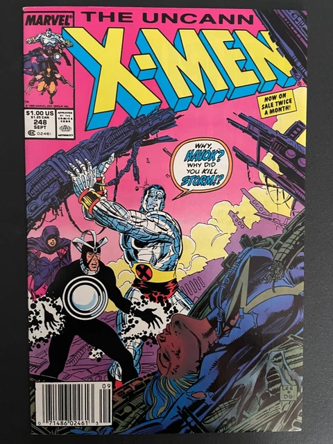 The Uncanny X-Men 248 Vol 1 Newsstand High Grade 8.0 Marvel Comic D63-145